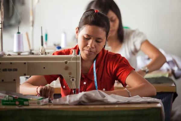 纺织工厂 免版税图库图片