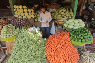 Vegetable stand clipart