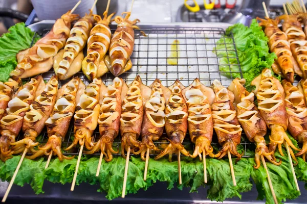 stock image Grilled squid