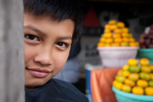 巴厘岛的小男孩 — 图库照片