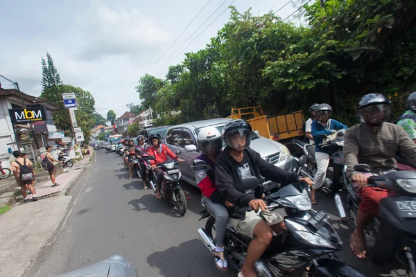 Bali traffic — Stock Photo, Image
