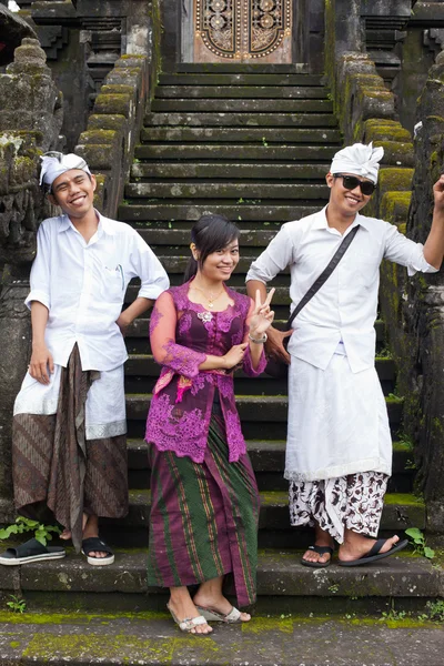 Tradycyjne Balijski pielgrzym — Zdjęcie stockowe