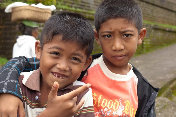Balinese boys — Stock Photo, Image