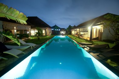 Luxury villa clipart