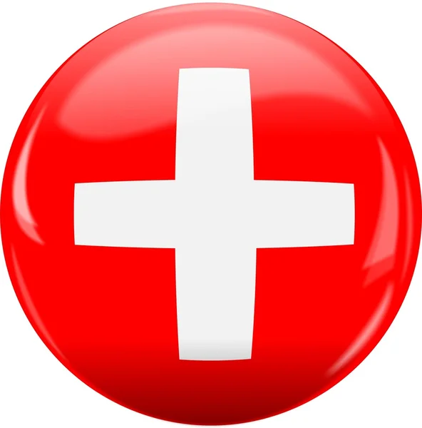 Switzerland flag icon. — Stock Vector