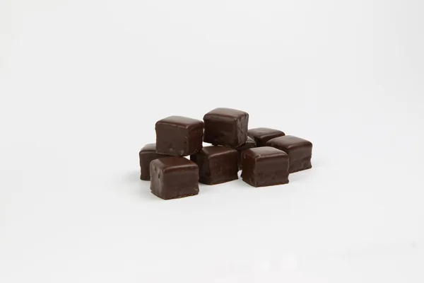 Čokoládové kostky — Stock fotografie