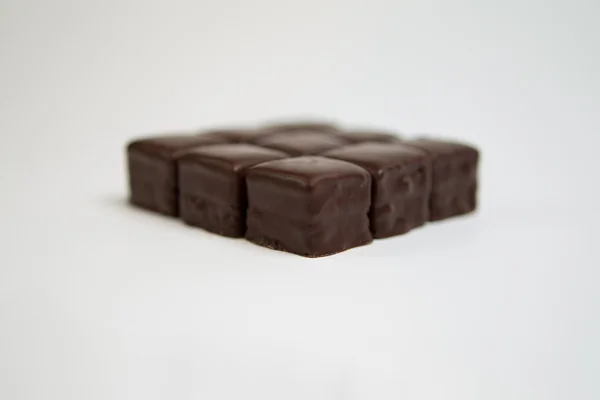 stock image Cubes of Chocolate