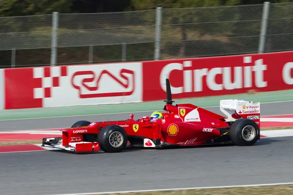 Felipe Massa (BRA) conduciendo — Foto de Stock