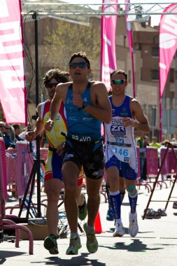 yarış koşucular, ben duathlon toledo