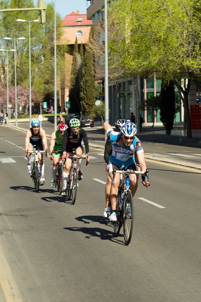 Grupo Ciclista, Eu duatlo Toledo — Fotografia de Stock