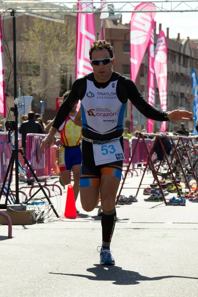 Runner from I Duathlon Toledo — Stock Photo, Image