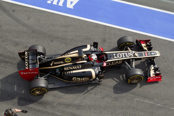F1 Kimi Räikkönen a Lotus E20 2012 — Stock Fotó