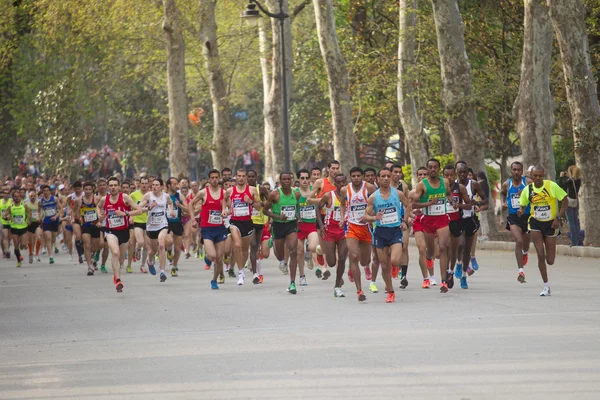 Runners of half marathon — Stock Photo, Image
