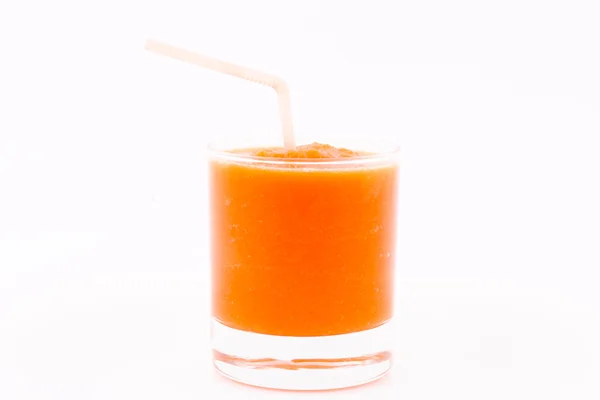 Морквяний сік льоду — стокове фото