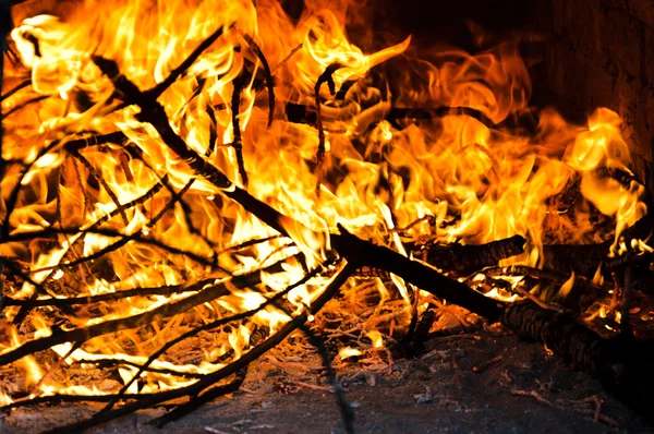 Fogo infernal — Fotografia de Stock