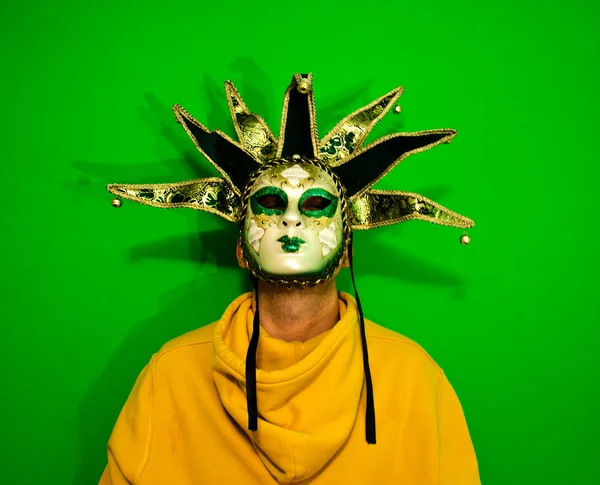 Homem mascarado — Fotografia de Stock