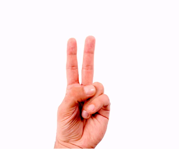 平和の指 — ストック写真