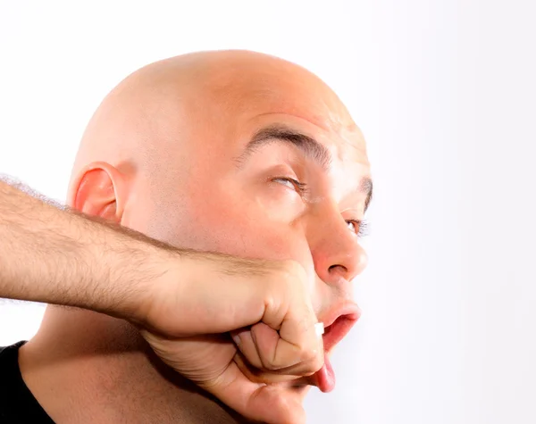 Face punch — Stock Photo, Image
