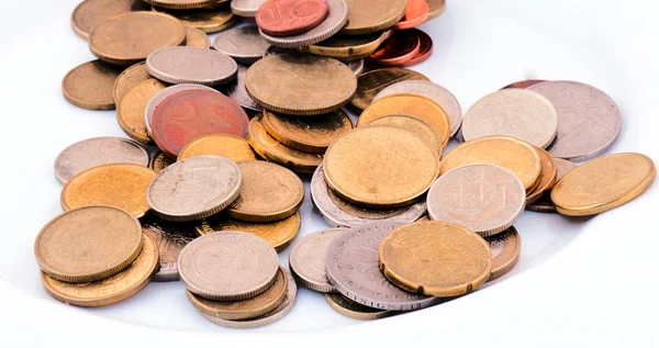 Špinavé mince — Stock fotografie