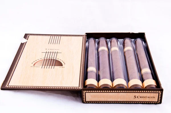 古巴雪茄包 — 图库照片