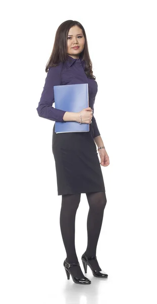 Businesswoman, Kazakh girl — Stock Photo, Image
