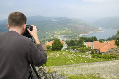 Fotoğrafçı iş başında