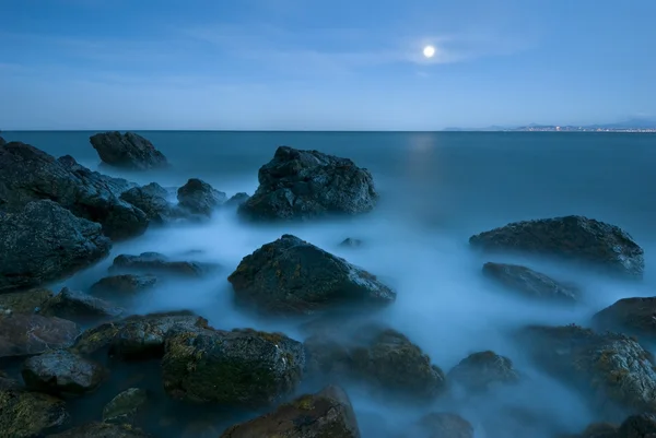 Paisaje marino nocturno — Foto de Stock