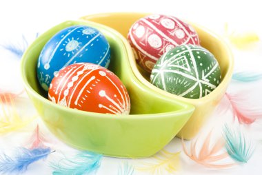 Handmade Easter Eggs clipart