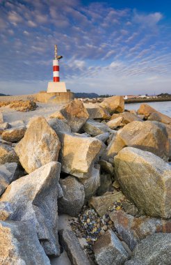 Lighthouse in Esposende clipart