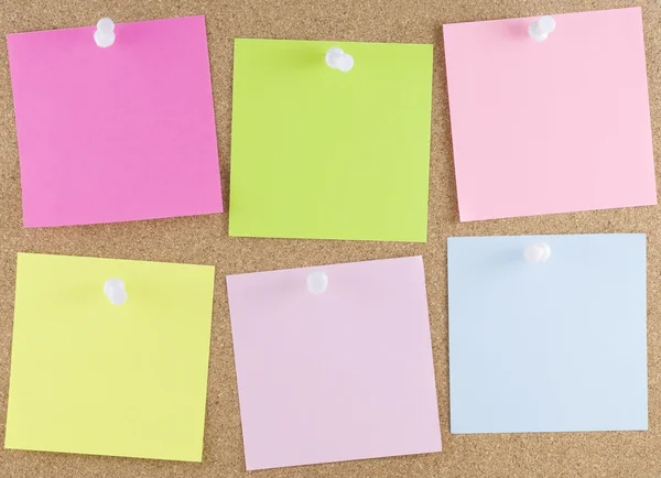 Notas pegajosas coloridas — Foto de Stock