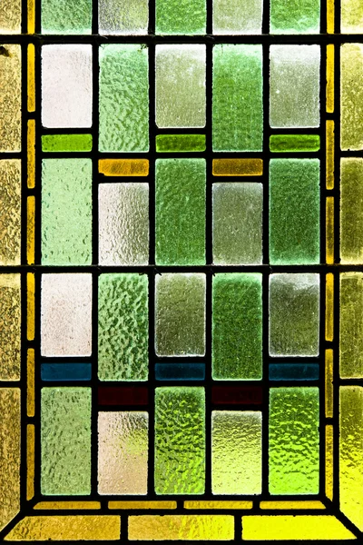 Kleurrijke gebrandschilderd glas — Stockfoto