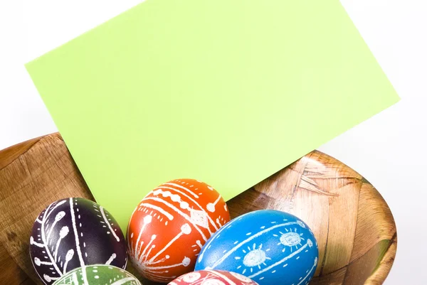Handmade Easter Eggs — Stock Photo, Image