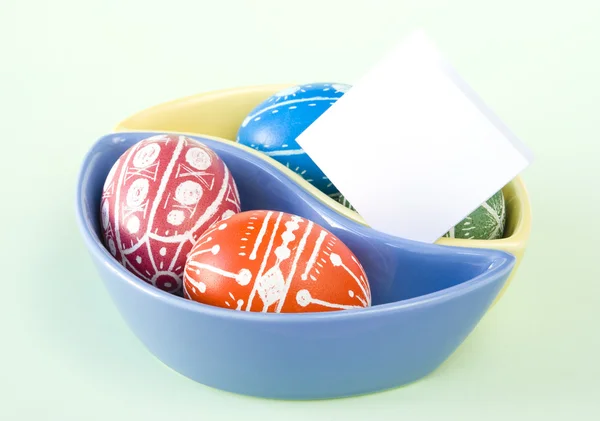 Uova di Pasqua fatte a mano — Foto Stock