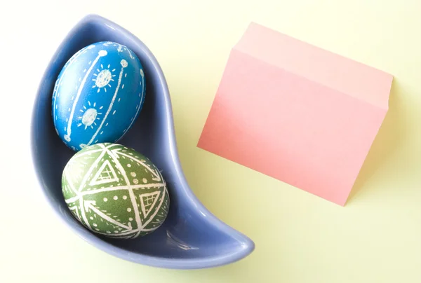 Kézzel készített húsvéti tojás — Stock Fotó