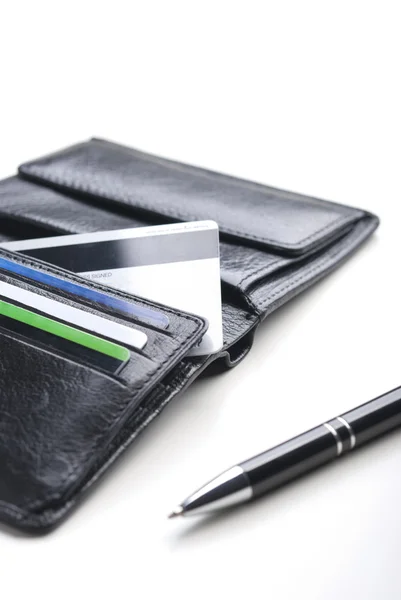 Hitelkártyás pénztárca — Stock Fotó