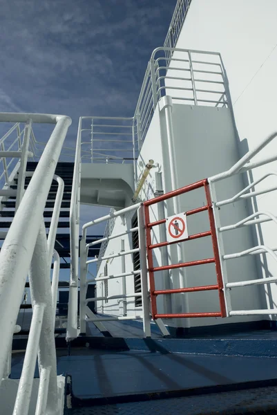 stock image No Entry Sign Onboard a Cruise Ferry