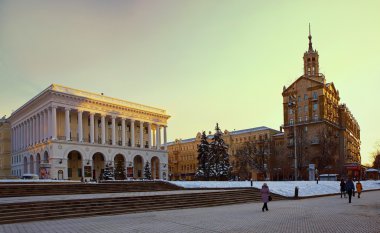 Conservatory on Maidan Nezalezhnosti clipart