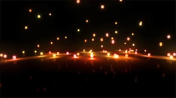 Оранжевые отскакивающие светящиеся шары — стоковое фото
