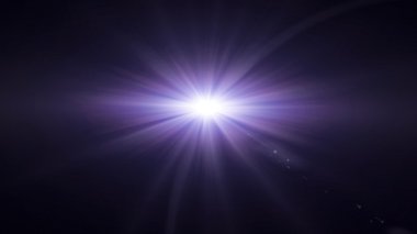 Purple lens flare glow