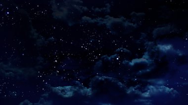 Güzellik gece gökyüzünde yıldız kökenli