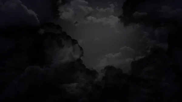 Księżyc na niebie ciemna noc — Zdjęcie stockowe