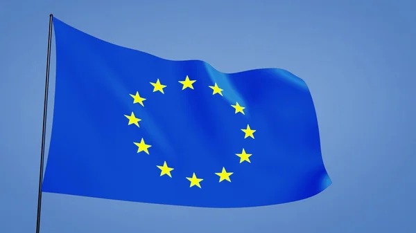 Прапор євро — стокове фото