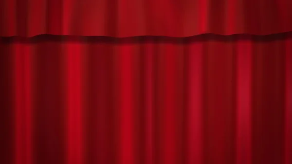 Rode gordijnen achtergrond voor het theater — Stockfoto