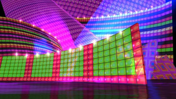 Setul de scenă disco g — Fotografie, imagine de stoc