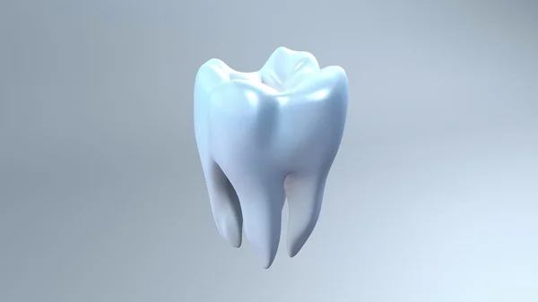 Белые чистые зубы — стоковое фото