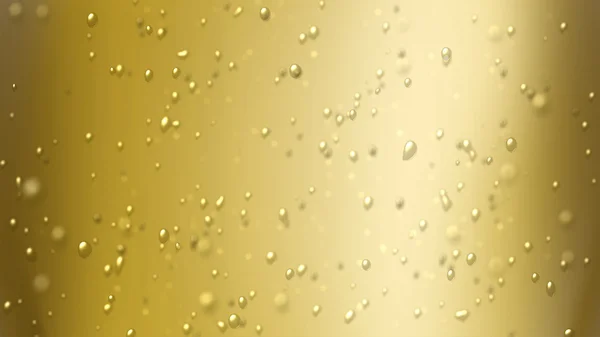 Champagne buborékok levegő Foucs — Stock Fotó