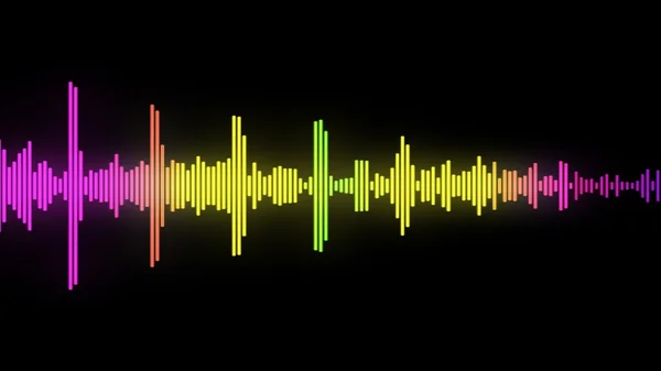 Audio spectrum glöd 03 — Stockfoto