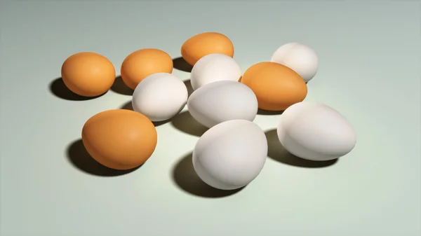 Яйца для здоровья — стоковое фото