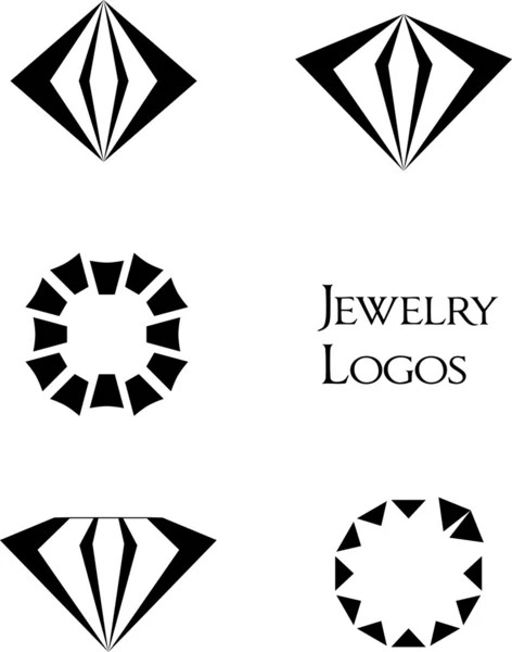 Logos bijoux — Image vectorielle