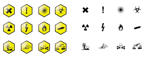 Chemical pictograms — Stock Photo, Image